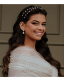 Tiara para Noiva Pérola Barroca Alessandra Cazzaro