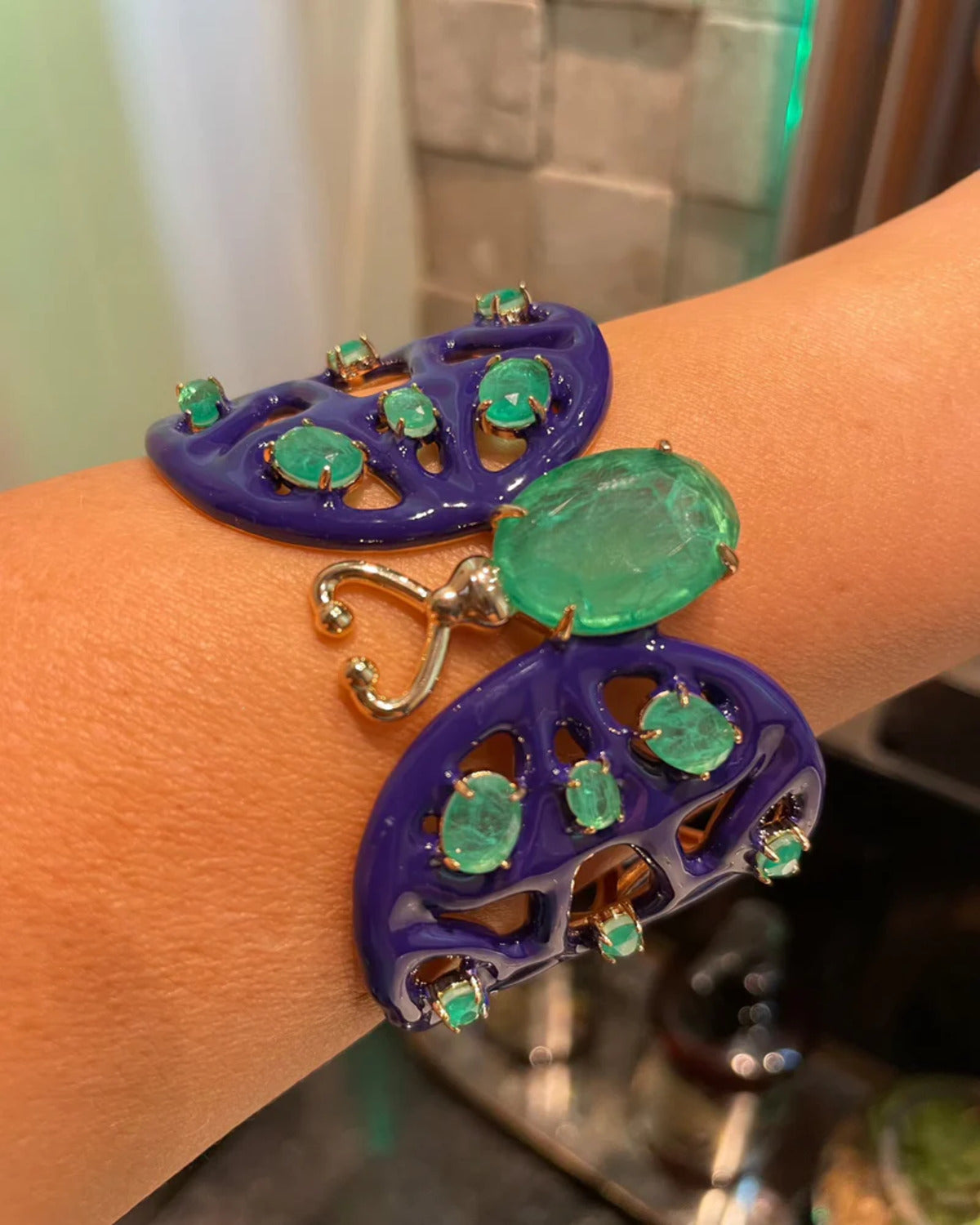 Bracelete Bug Esmaltado Festa Adriana Leite Joias