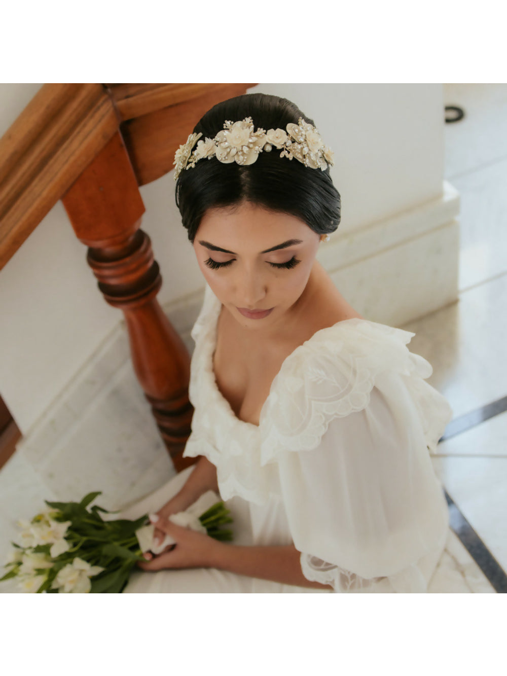 Tiara de noiva Plena Minelli Atelier