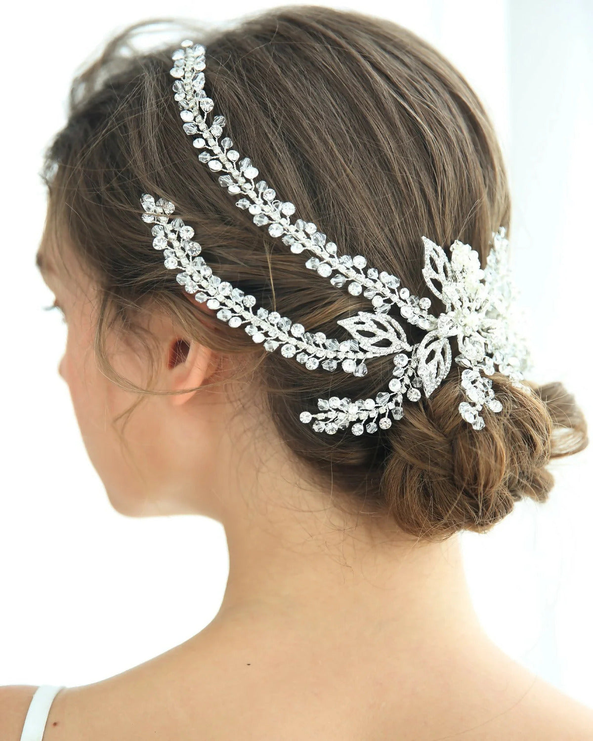 Grinalda de Noiva Ethel Narcisa Acessórios