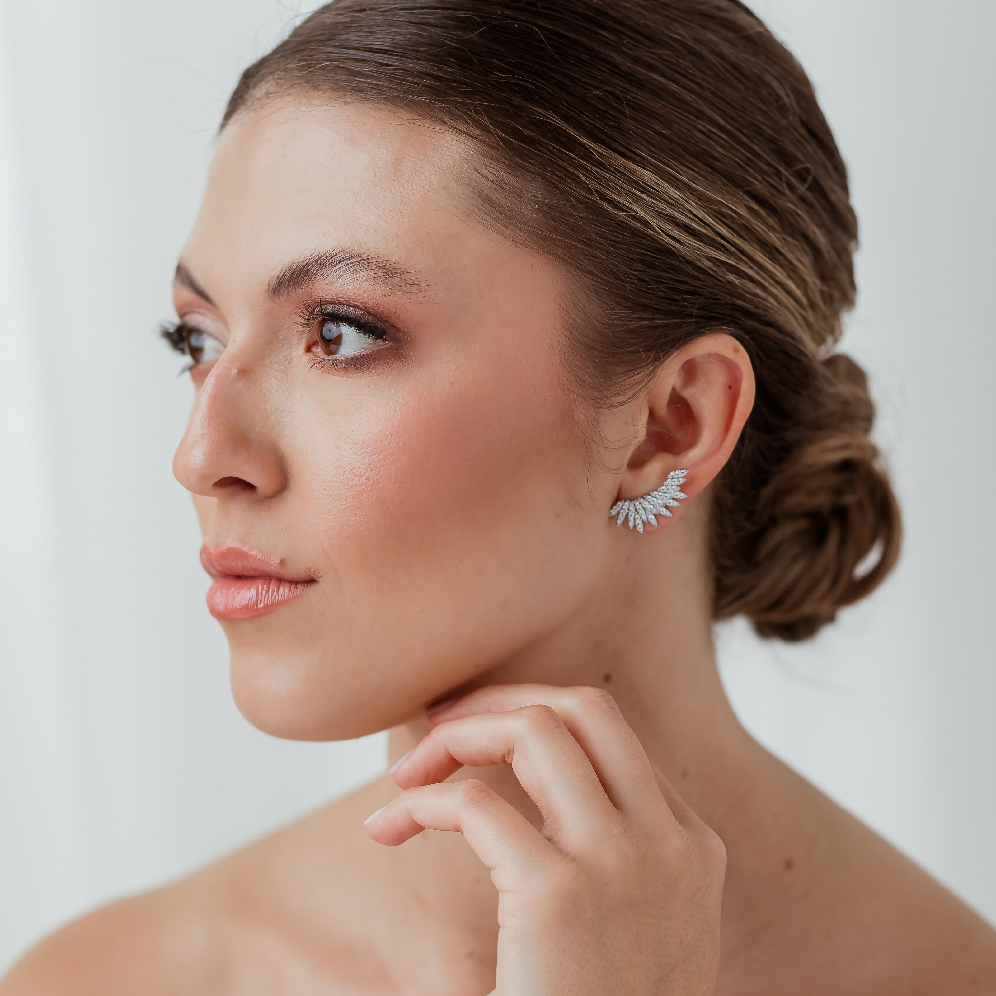 Brinco Ear Cuff de Noiva e Festa Spark Ateliê Bride