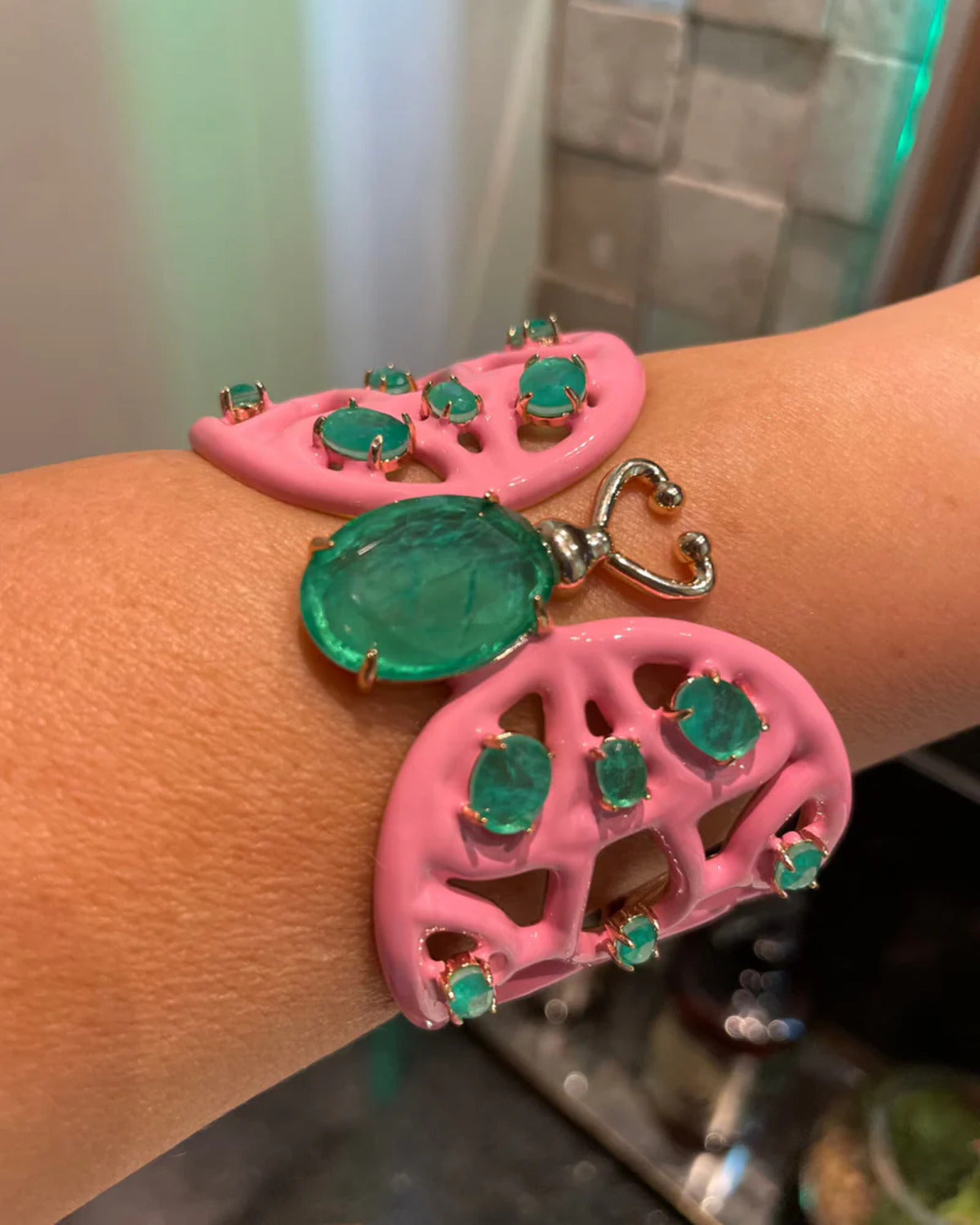 Bracelete Bug Esmaltado Festa Adriana Leite Joias