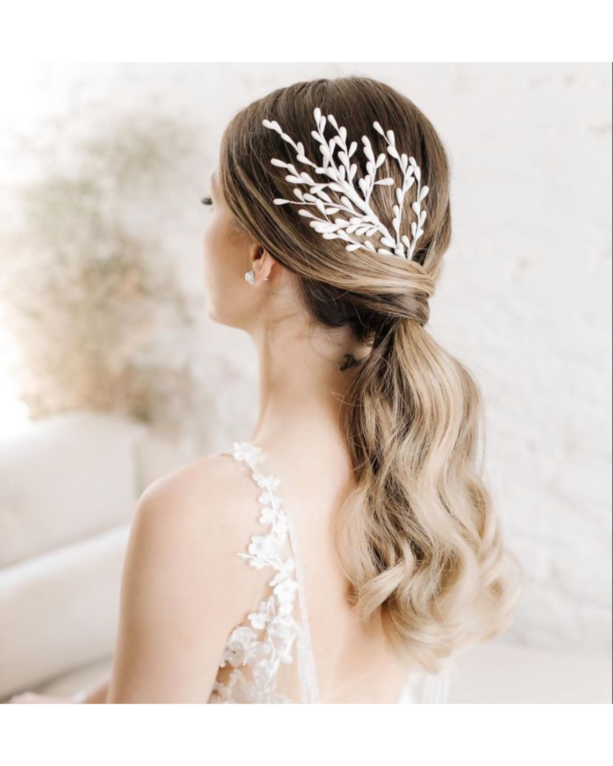 Pente para Noiva Porcelana Fria Alessandra Cazzaro