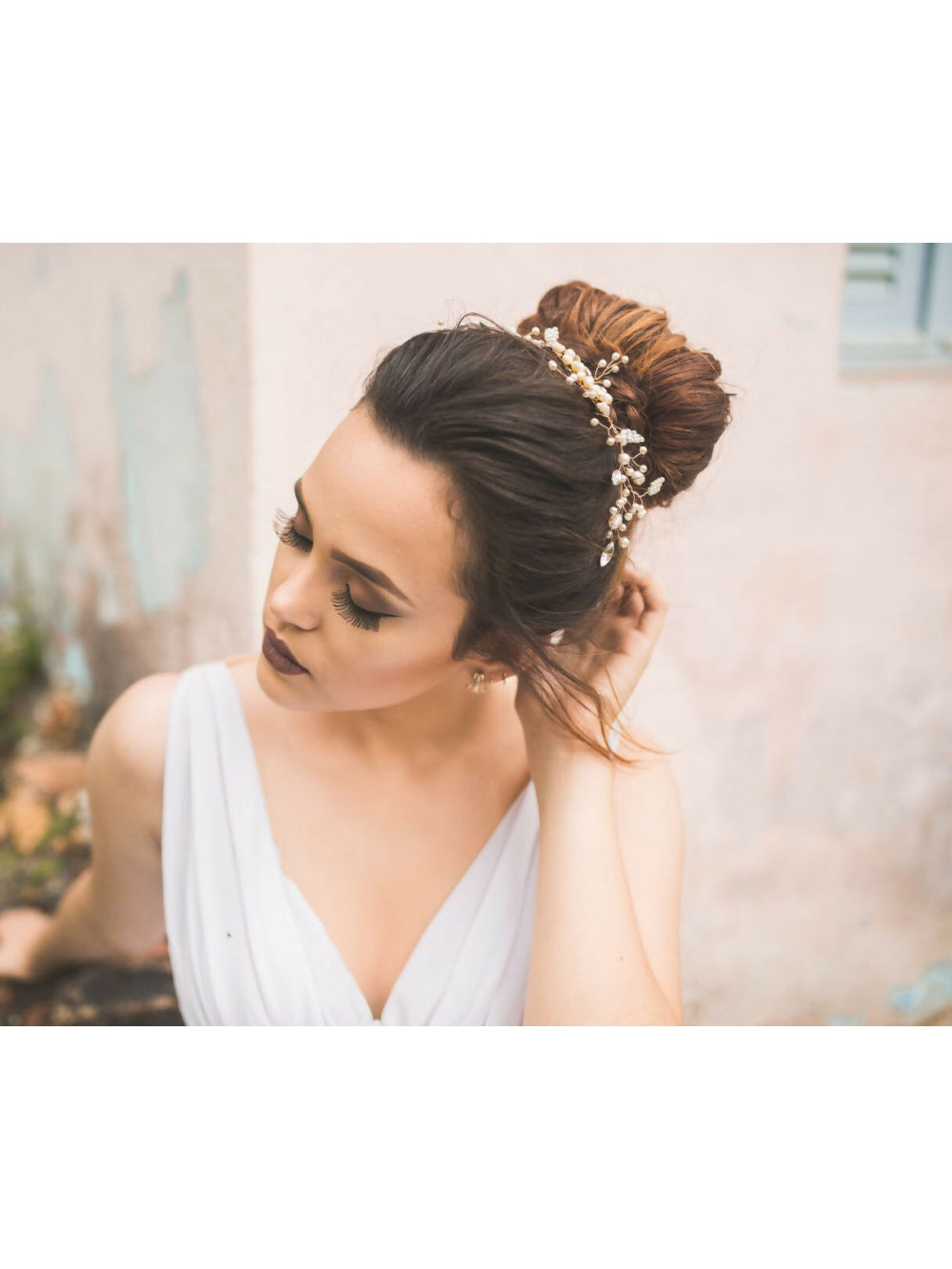 Pente de noiva Love Minelli Atelier