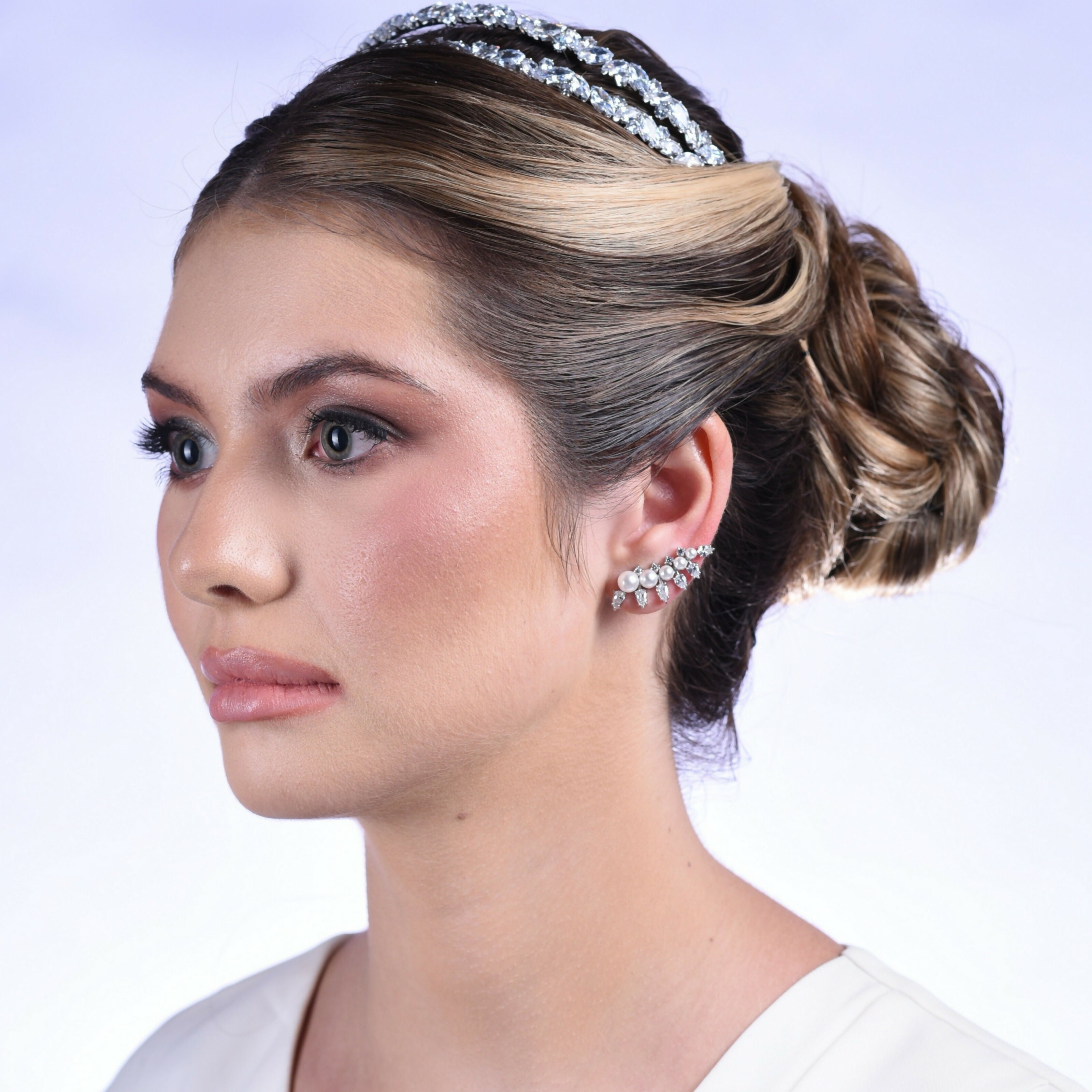 Brinco Ear Cuff de Noiva e Festa Camila Ateliê Bride