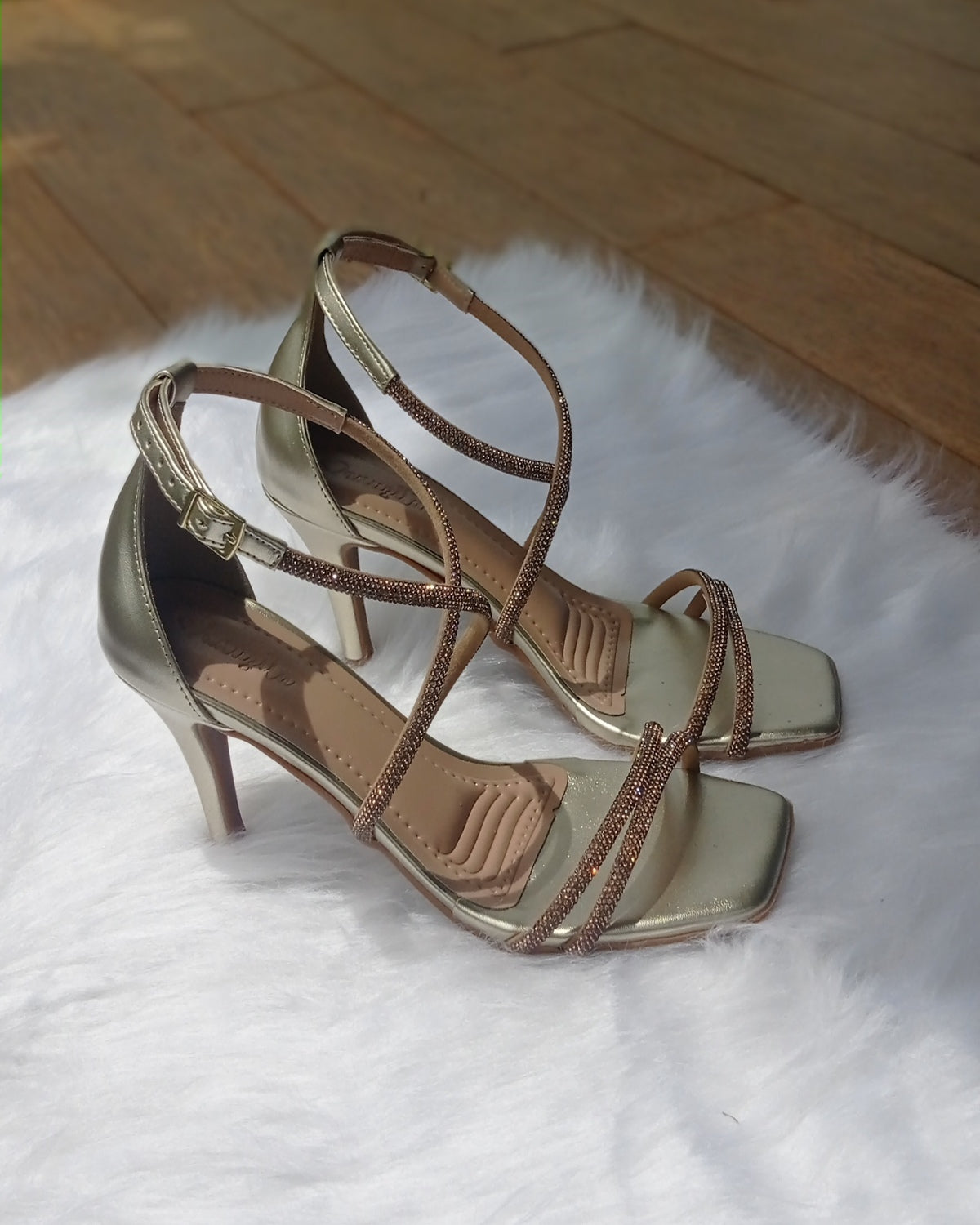 Sandália de Festa Stefania Fino Manuzita Calçados