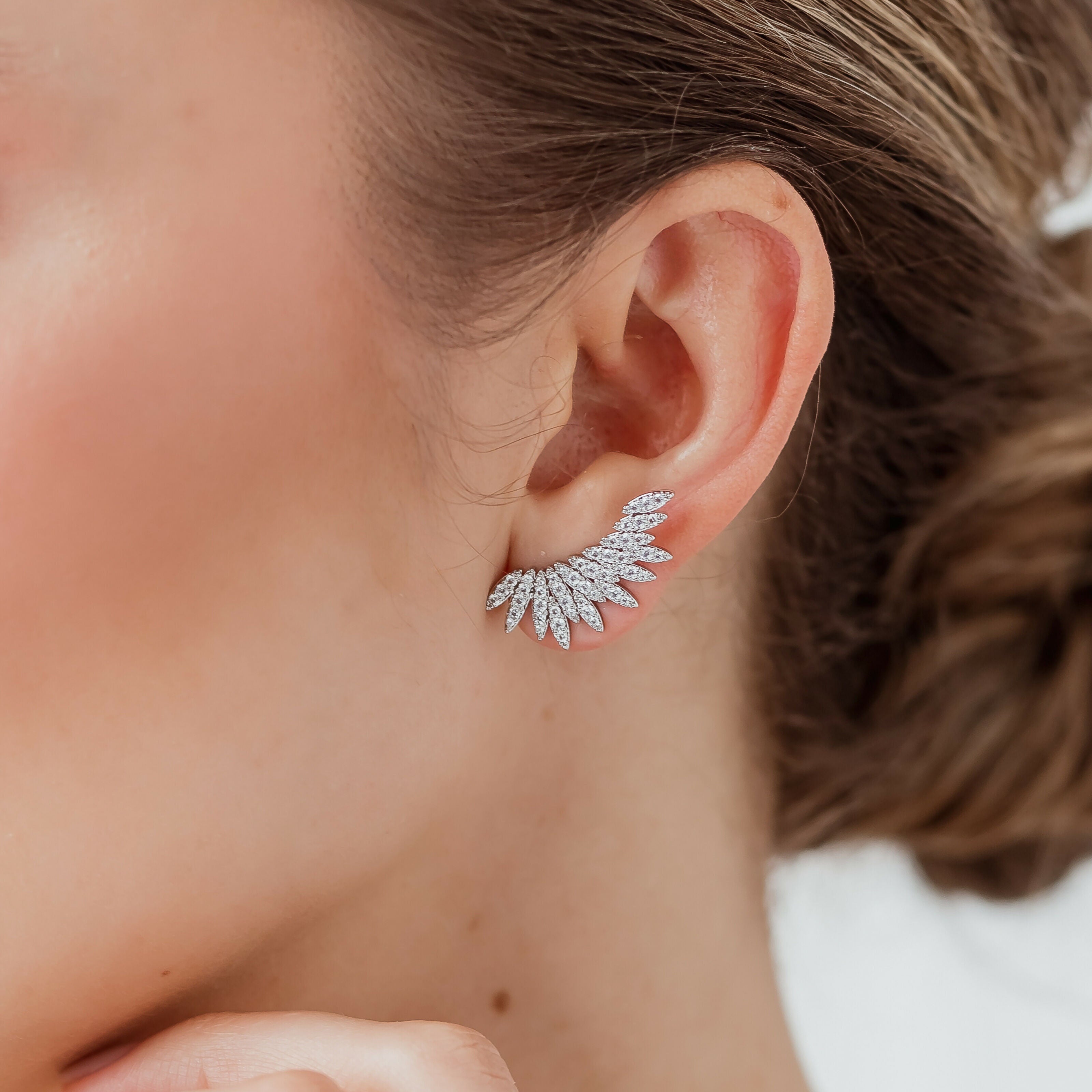 Brinco Ear Cuff de Noiva e Festa Spark Ateliê Bride