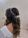 Conjunto de Tiara e Pente de Flores Pri Grinaldas