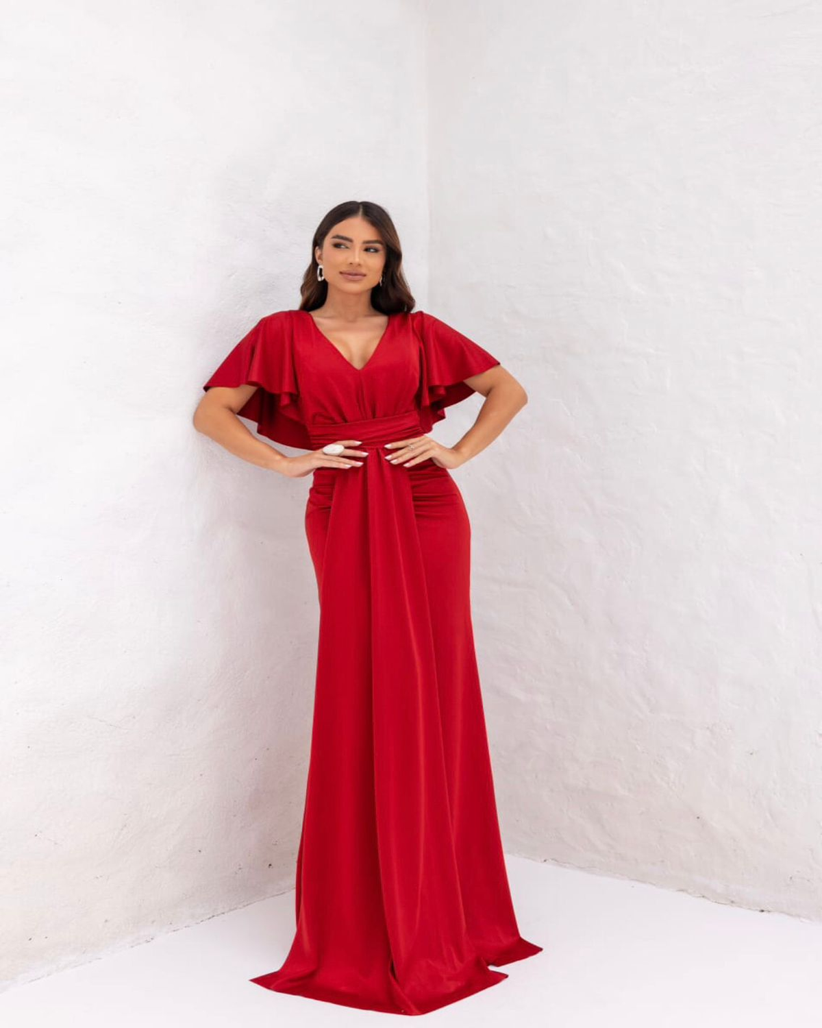 Vestido de Festa Sereia Lycra Galla Dress