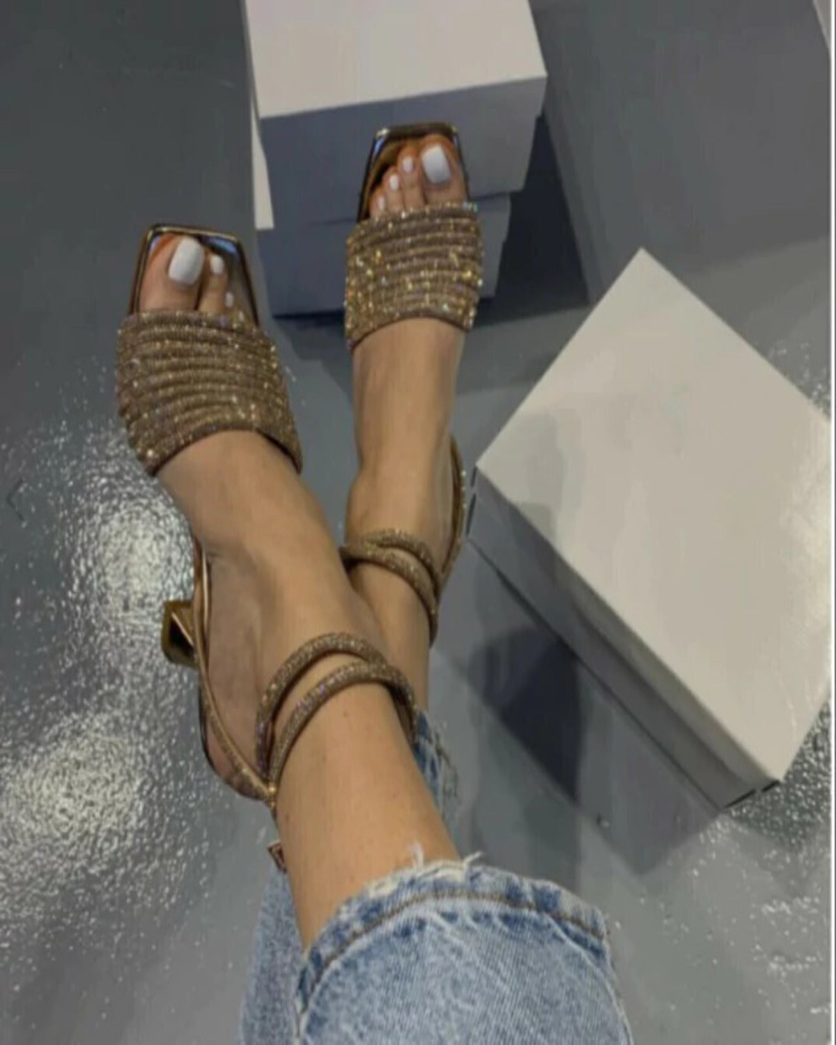 Sandália Adele Festa Christina Ramos Shoes