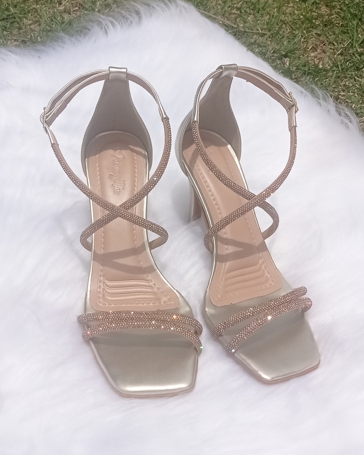 Sandália de Festa Stefania Fino Manuzita Calçados