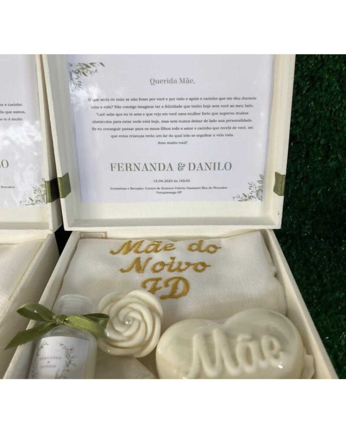 Caixa Convite Mãe dos Noivos Dora Bella