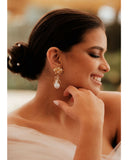 Brinco para Noiva e Festa Samara Pérolas Alessandra Cazzaro