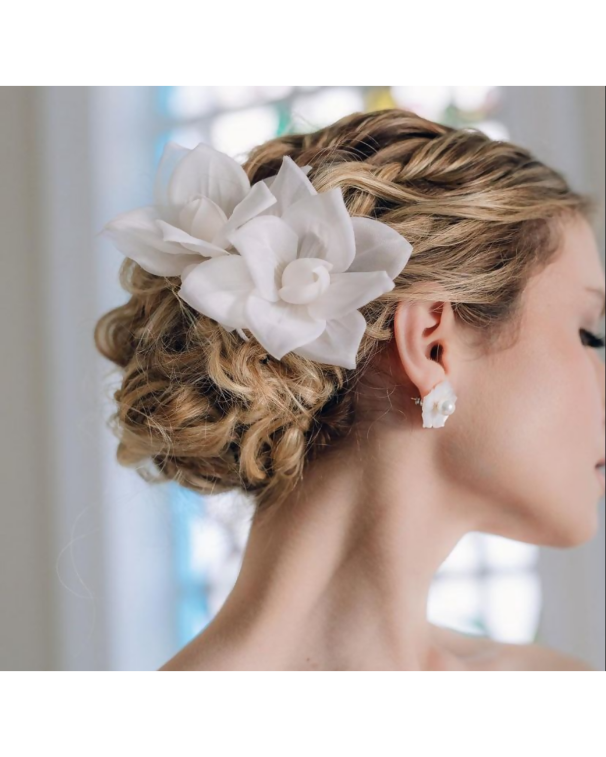 Pente Flores de Tecido Para Cabelo Alessandra Cazzaro