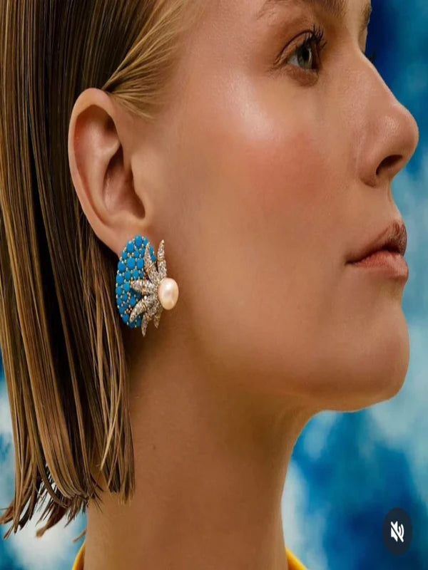 Brinco Festa Concha Adriana Leite Jóias