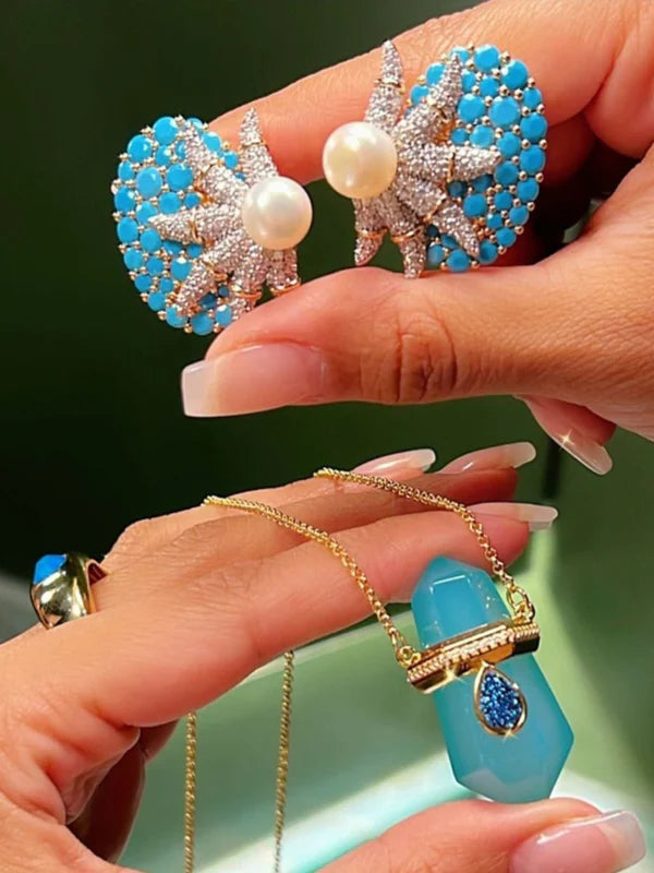 Brinco Festa Concha Adriana Leite Jóias