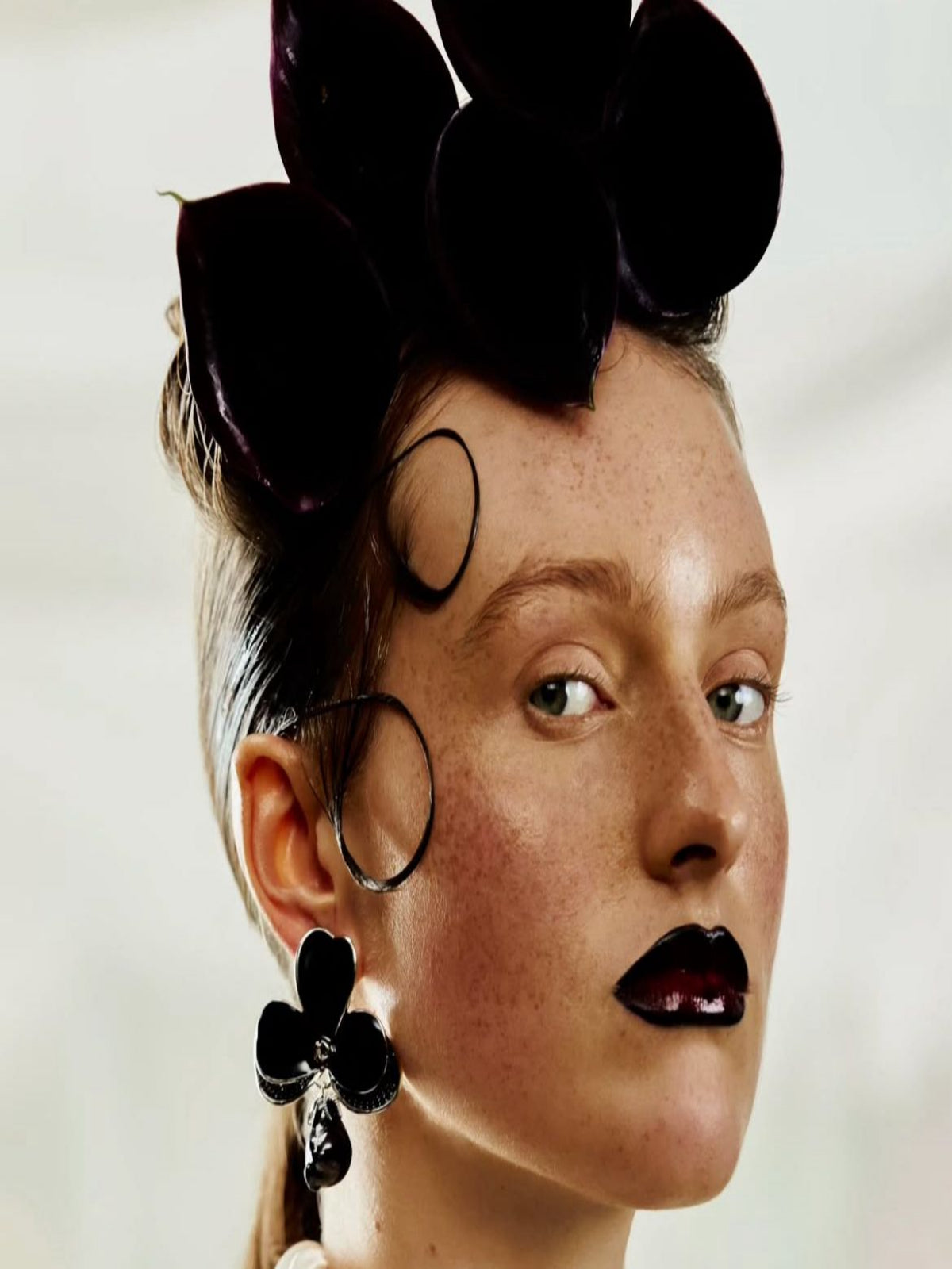 Brinco Orquídea Black Noivas Adriana Leite Joias