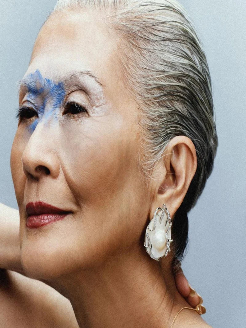 Brinco Festa Madrepérola Adriana Leite Jóias