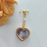 Relicário Para Buquê Coração Ateliê Fernanda Cristina