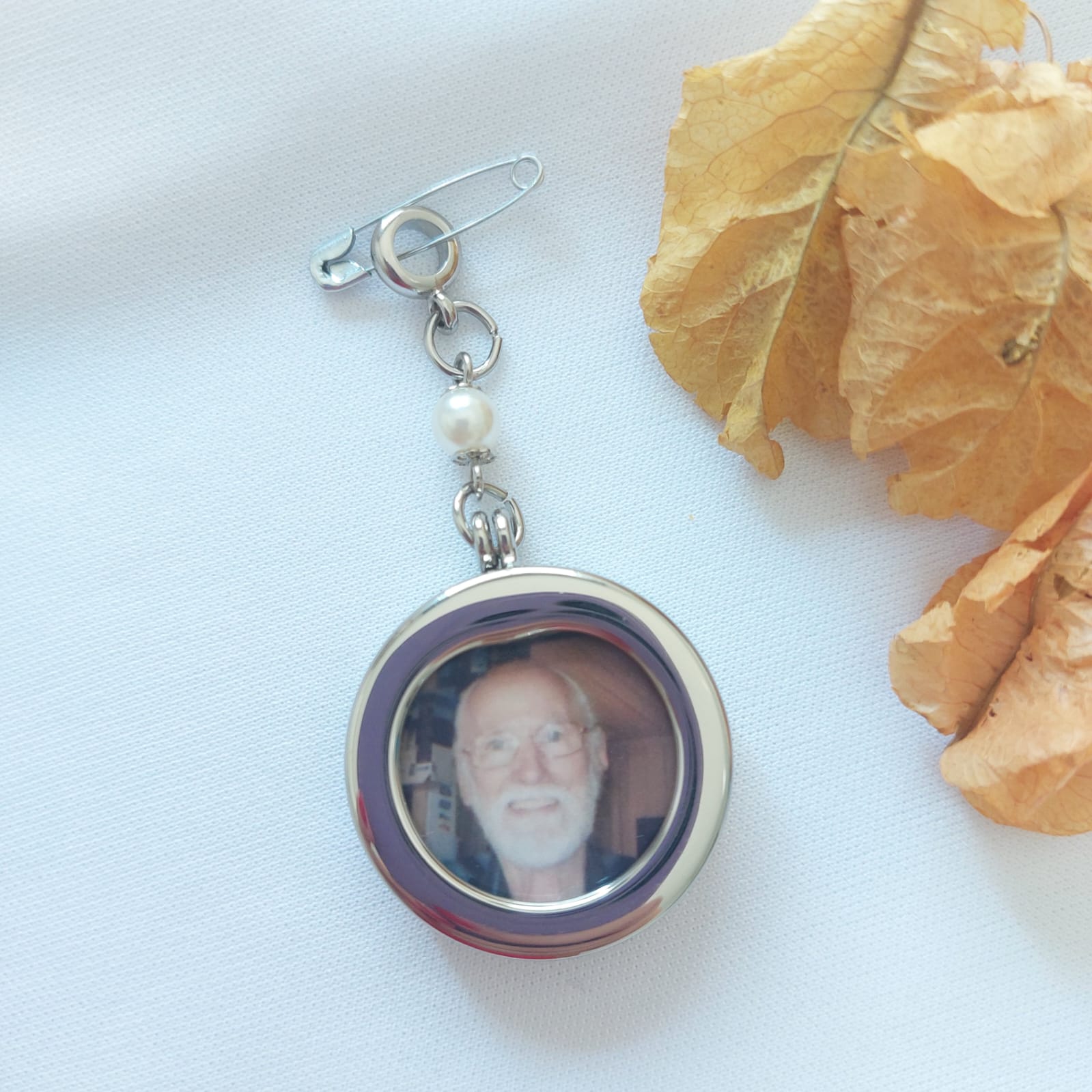 Relicário Para Buquê Redondo Ateliê Fernanda Cristina