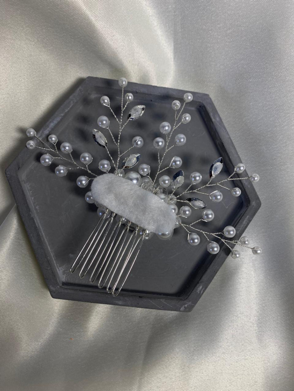 Grinalda de pérolas para noivas românticas Fiancée