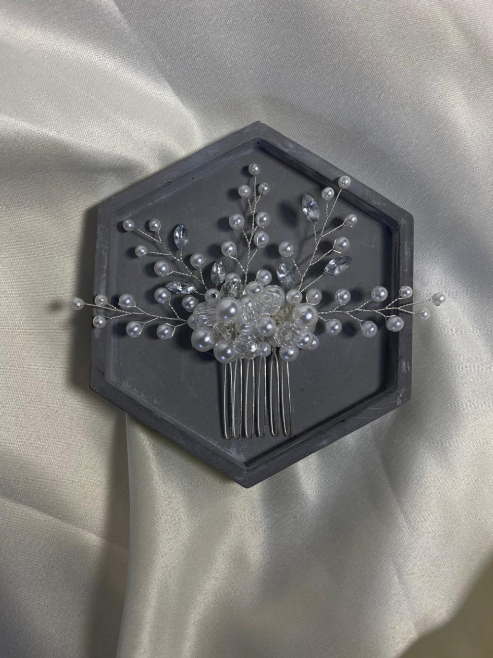 Grinalda de pérolas para noivas românticas Fiancée