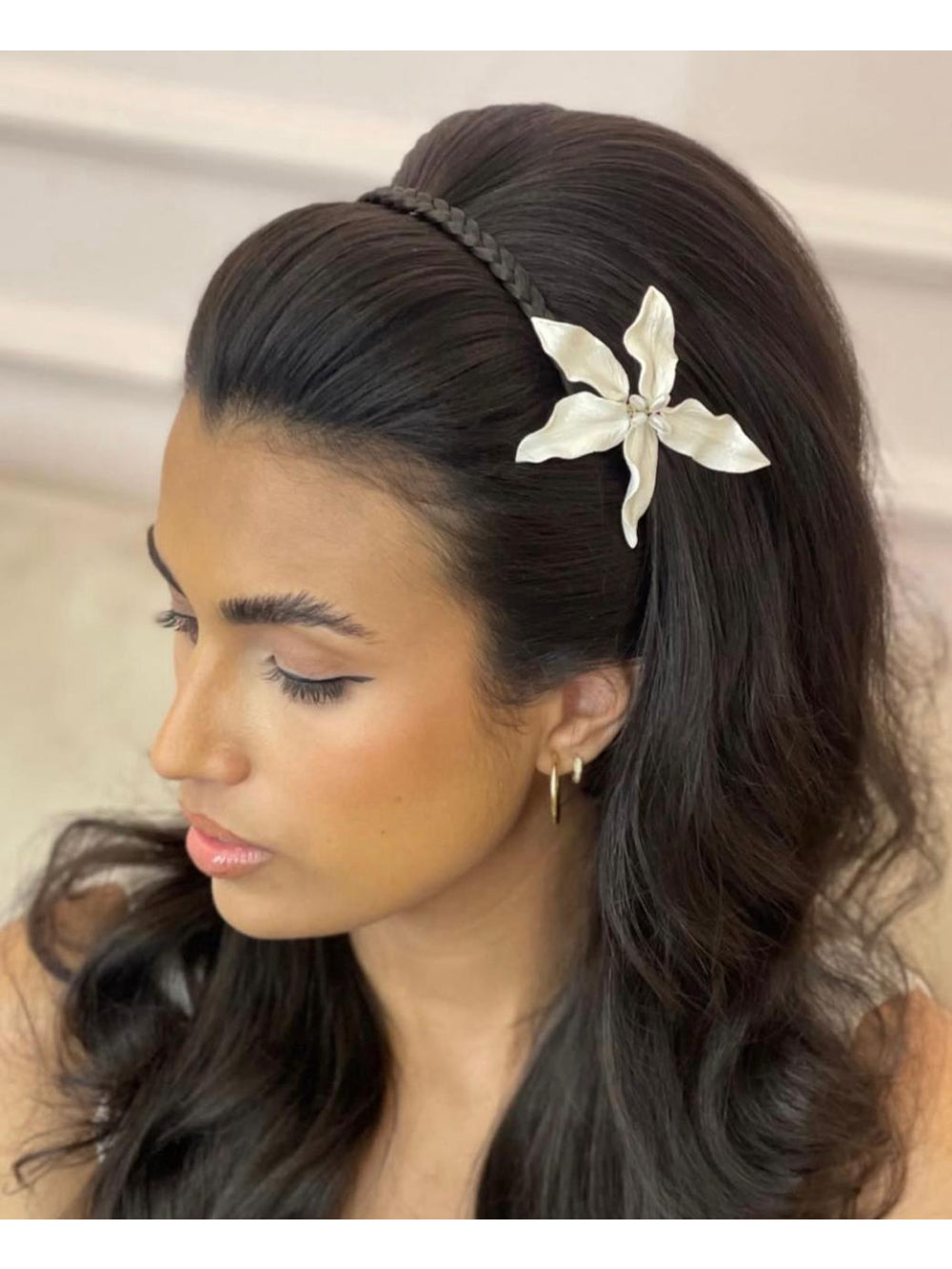 Grampo de cabelo para noivas com estrela Fiancée