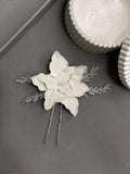 Flor de cabelo para noivas Fiancée