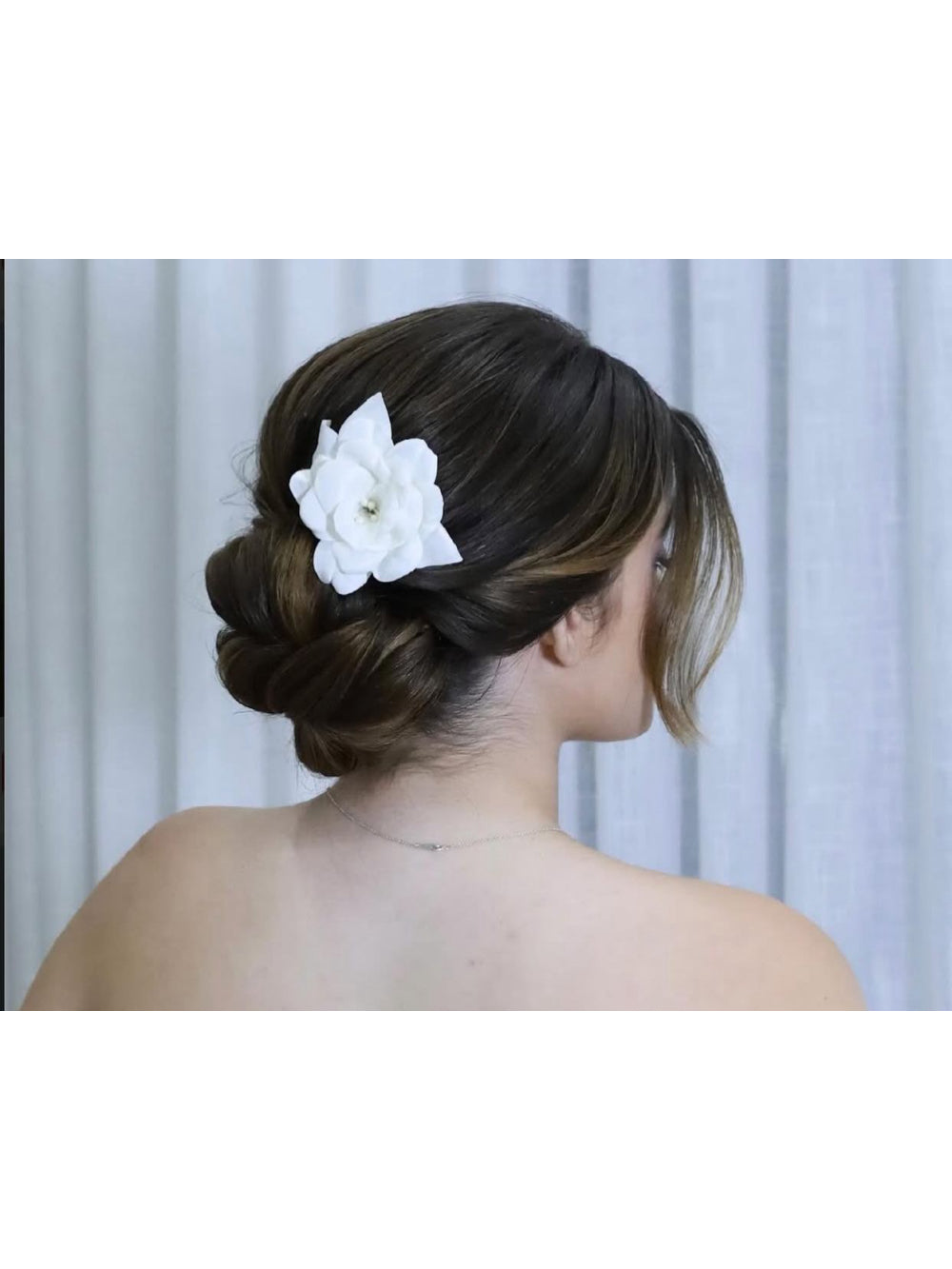 Flor de Cabelo de Noiva Fiancee