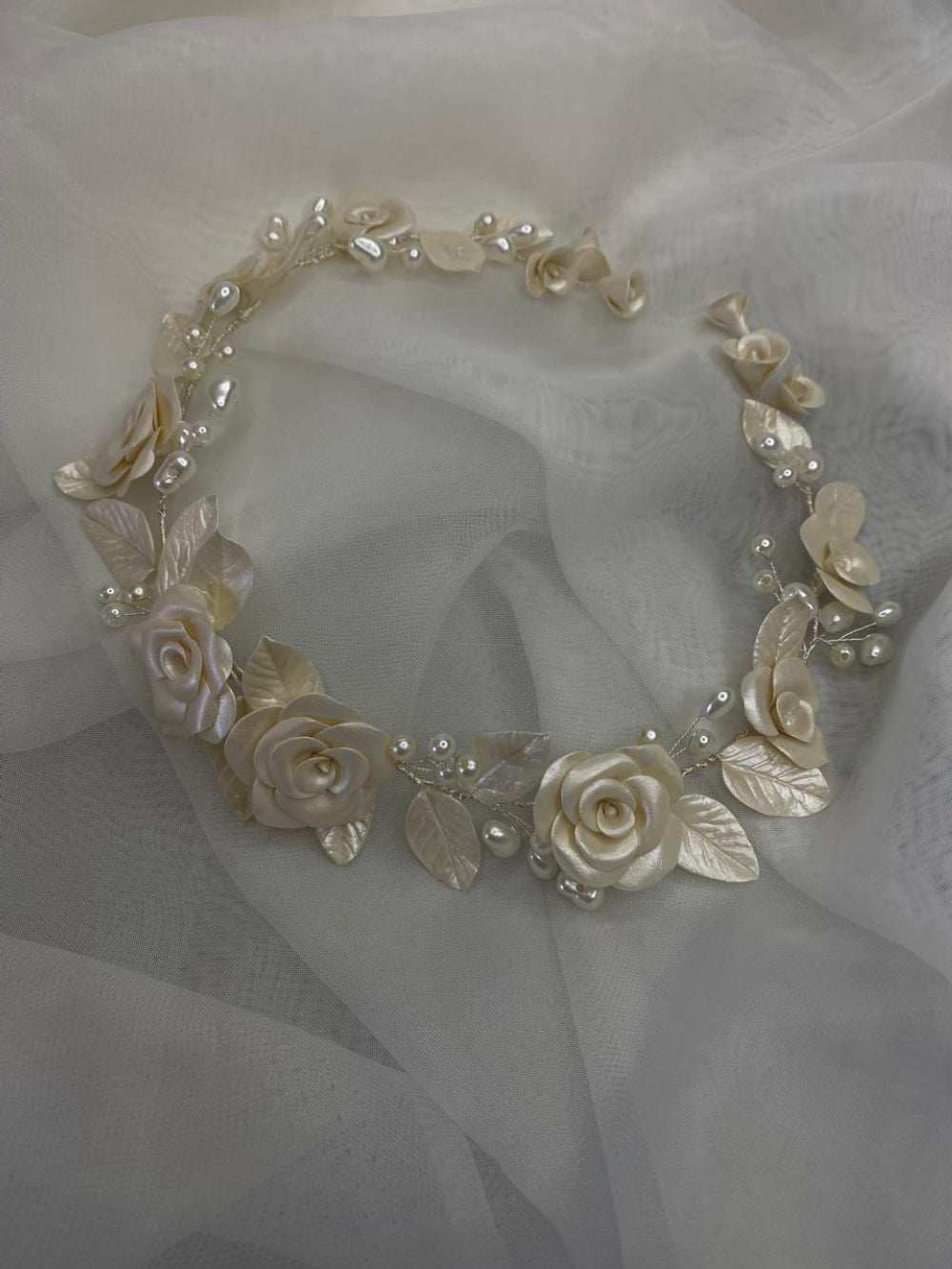 Headband rosas Fiancee