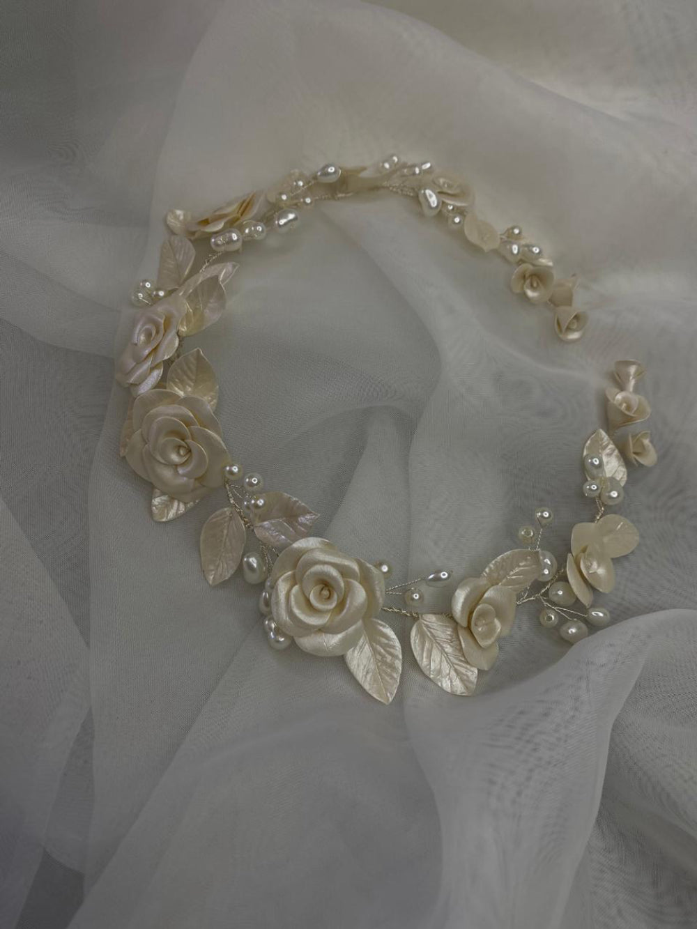 Headband rosas Fiancee