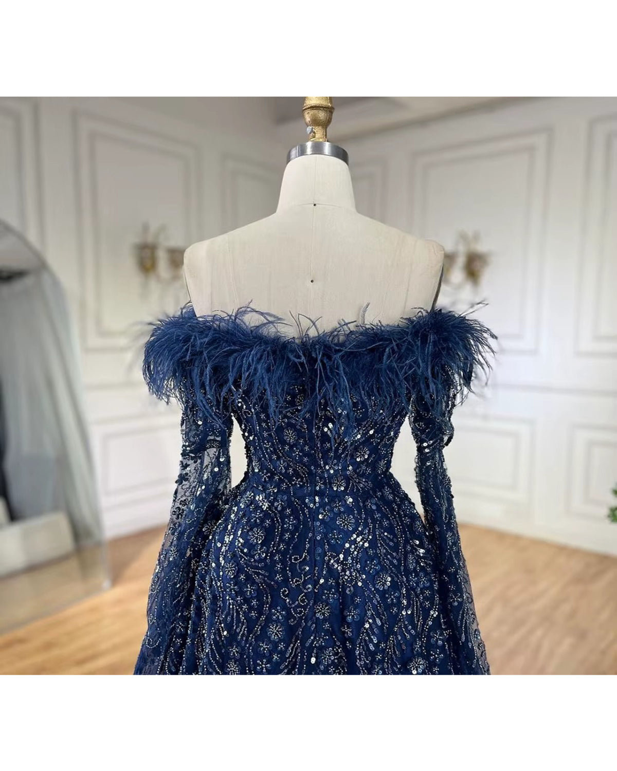 Vestido de Festa Longo Bordado Carol Amallu Oficial