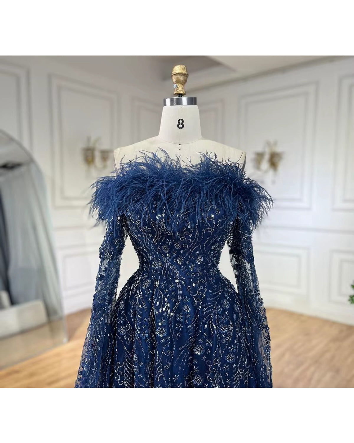 Vestido de Festa Longo Bordado Carol Amallu Oficial