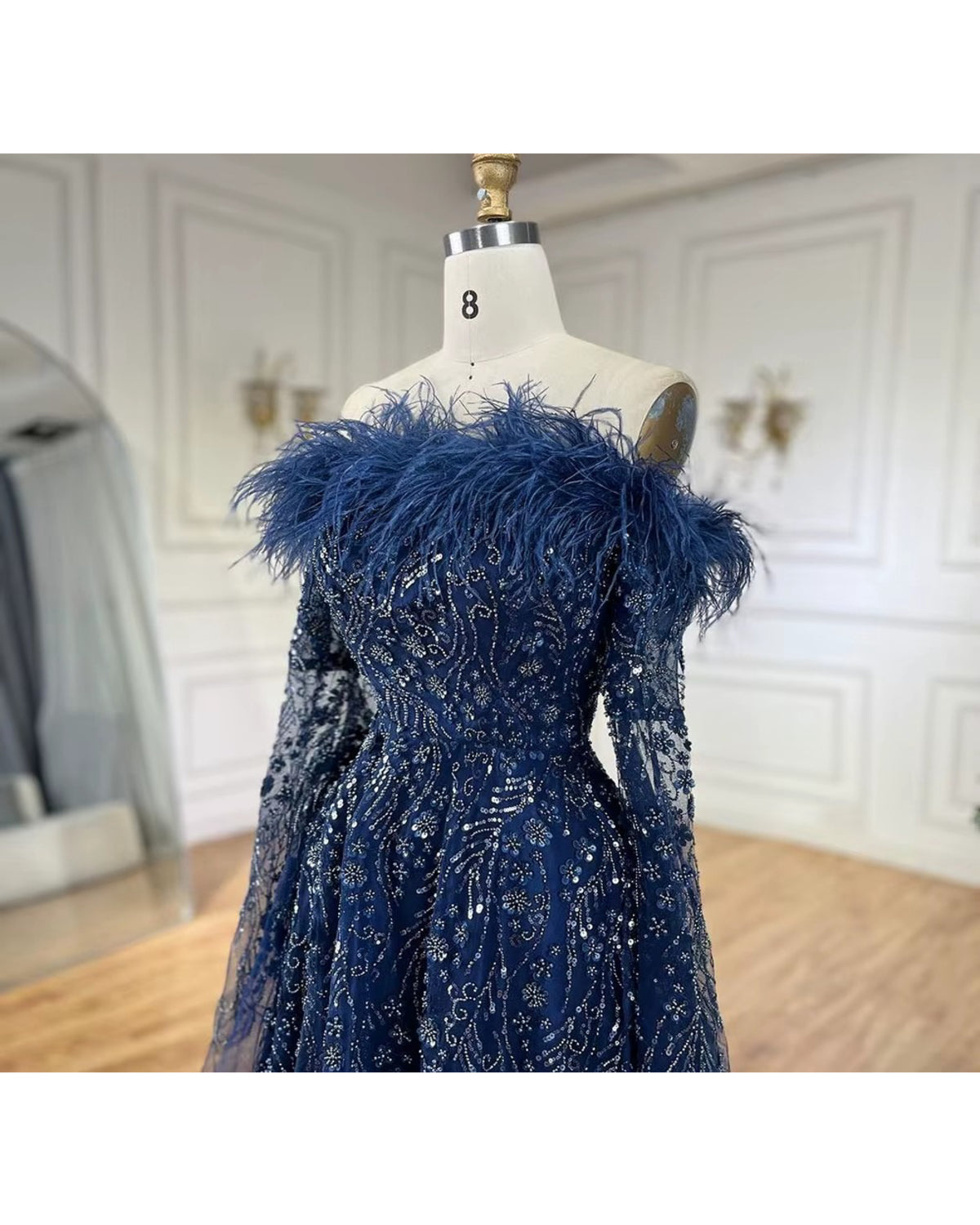 Vestido de Festa Longo Bordado Carol Amallu Oficial