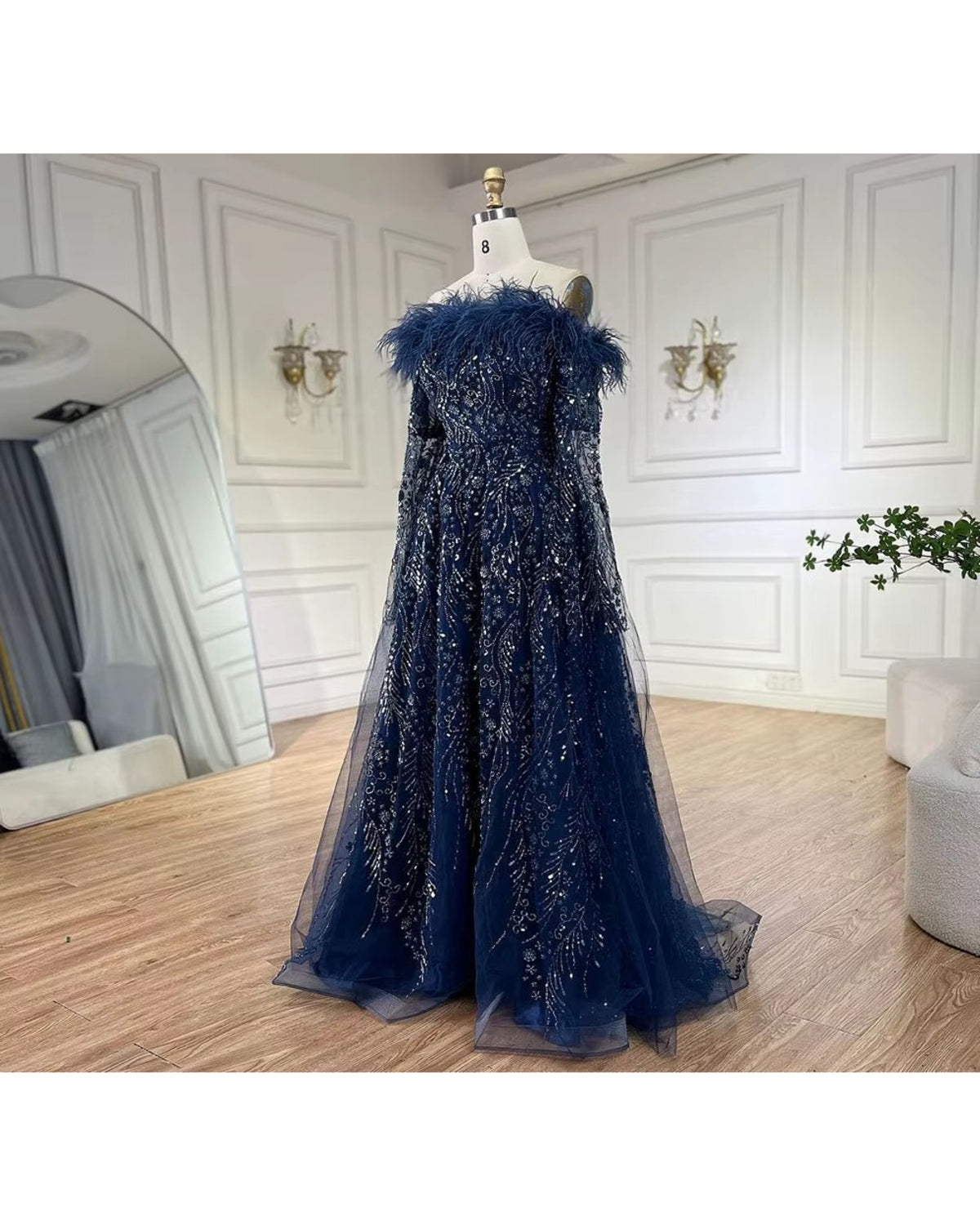 Vestido de Festa Longo Bordado Carol Amallu Oficial