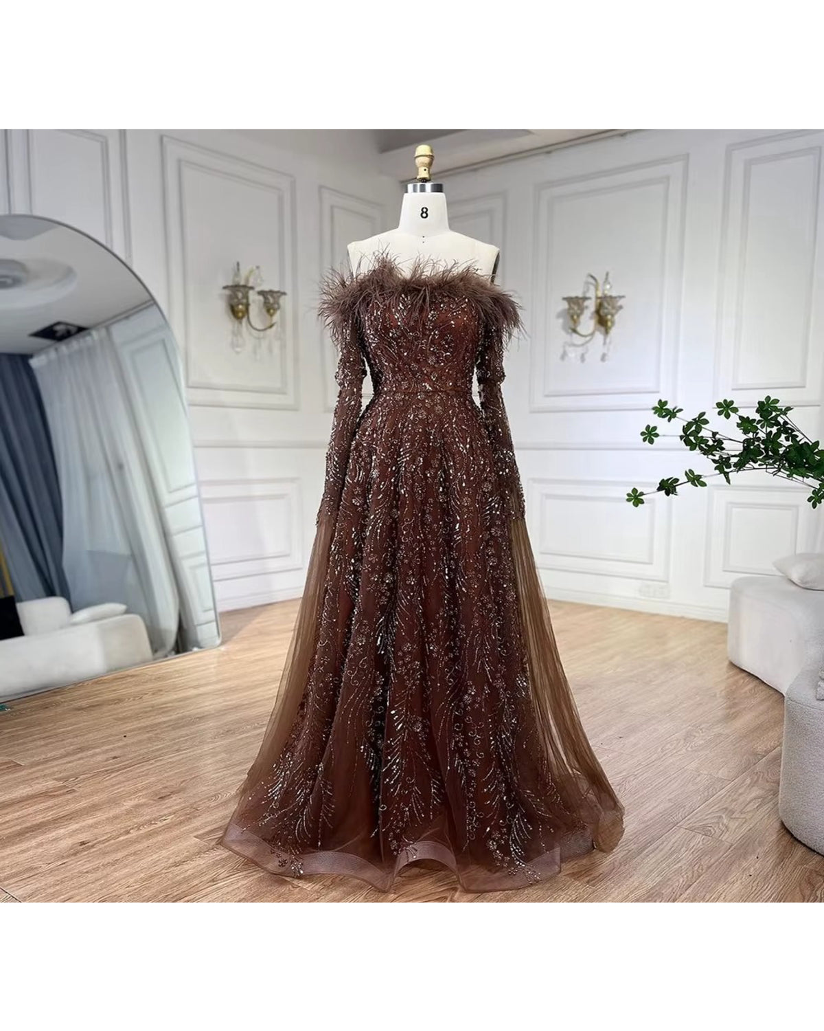 Vestido de Festa Longo Bordado Carol Amallu Oficial