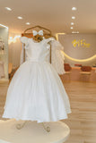 Vestido de Dama Gabriela com Renda Prin Atelier