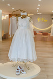 Vestido de Dama Raquel com Renda Chantilly Prin Atelier