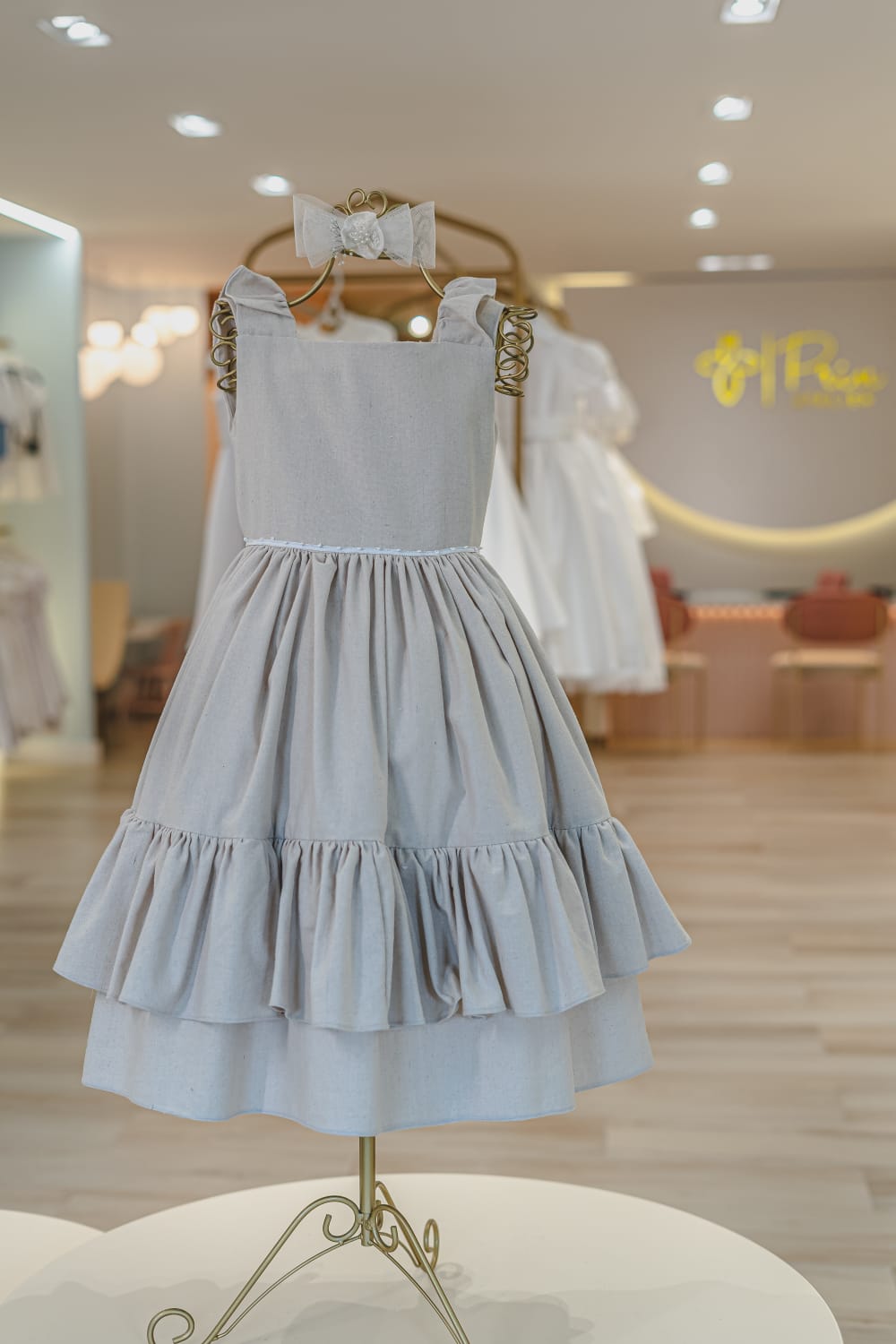 Vestido de Dama Linho Milena Prin Atelier