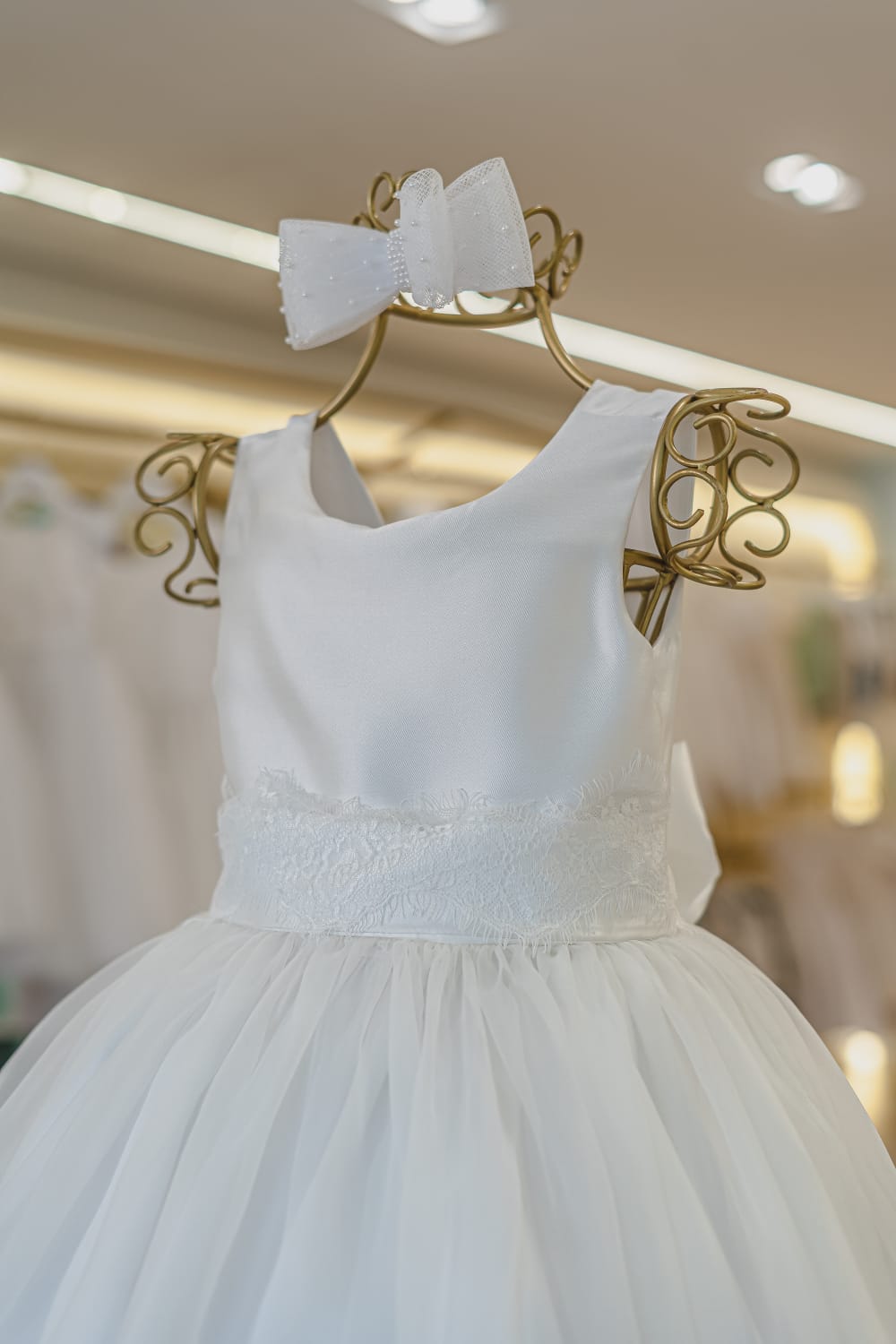 Vestido de Dama Raquel com Organza Prin Atelier
