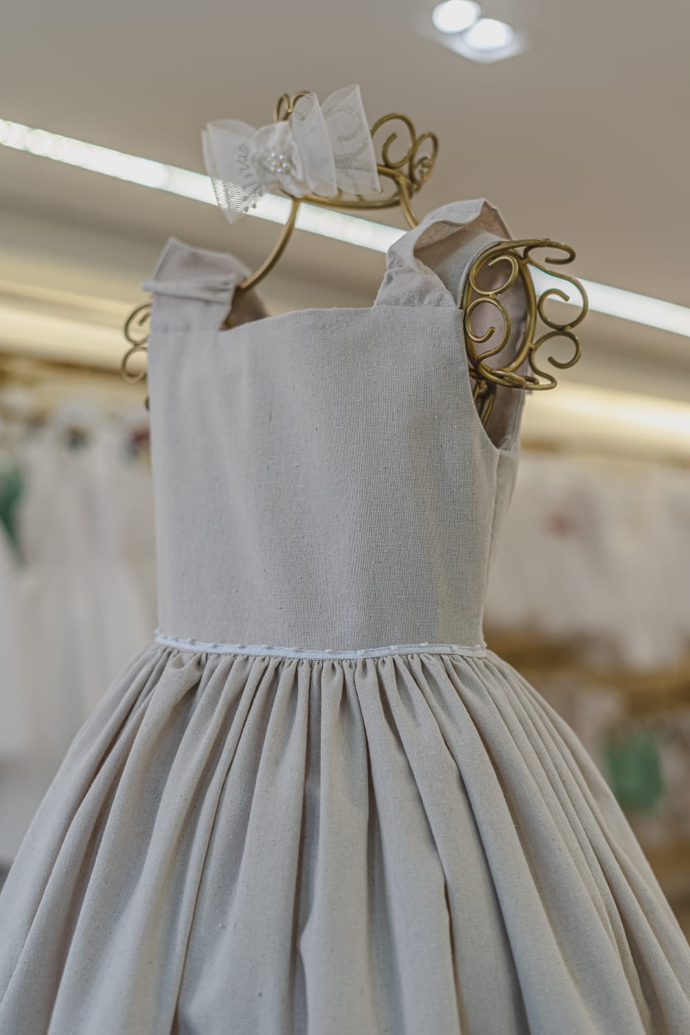 Vestido de Dama Linho Milena Prin Atelier