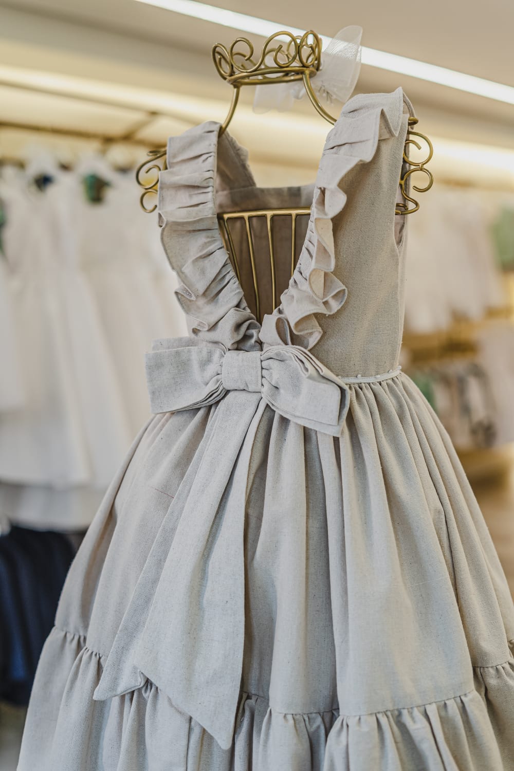 Vestido de Dama Linho Milena Prin Atelier