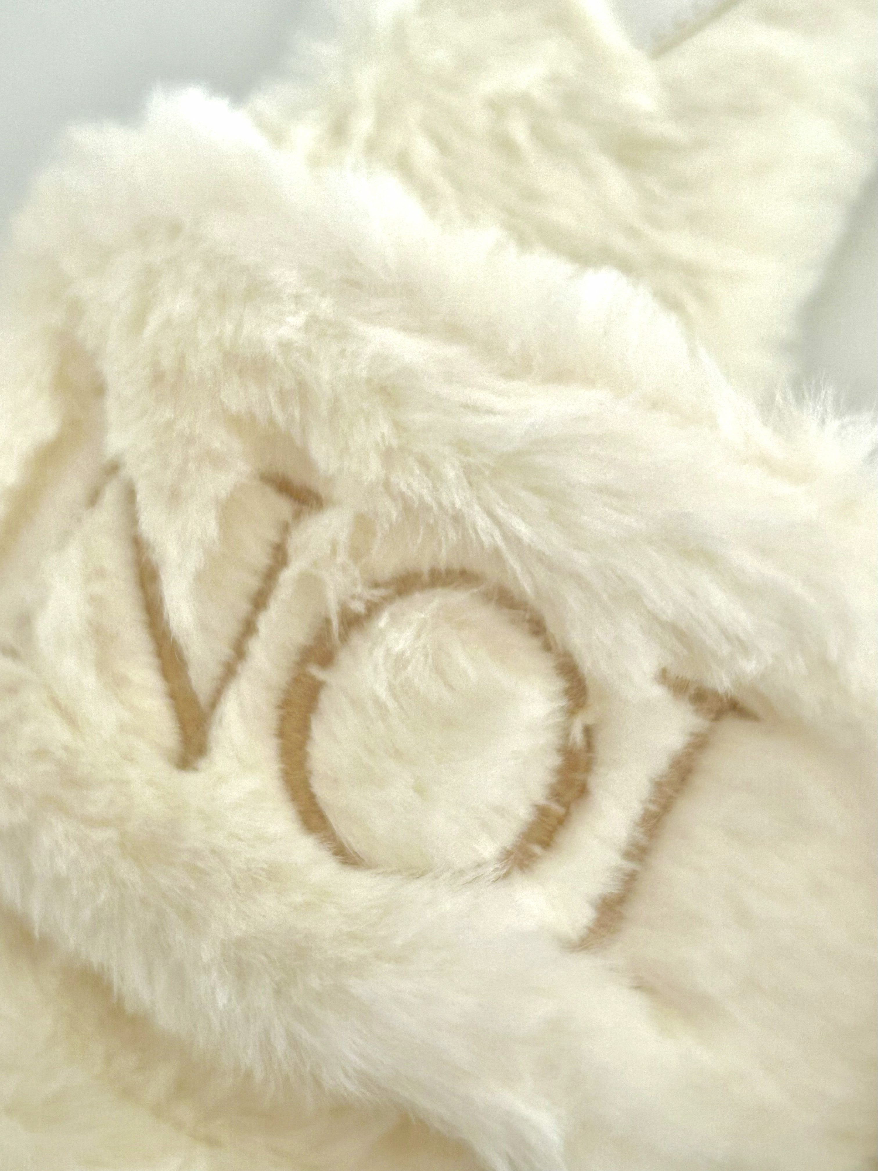 Pantufa Noiva de Pelúcia Off White Serena Wear