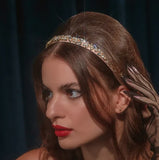 Tiara Bordada Queen Blush Matilda Headpieces
