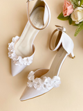 Sapato de Noiva Scarpin Flora Sarah Brides